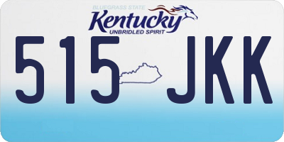 KY license plate 515JKK