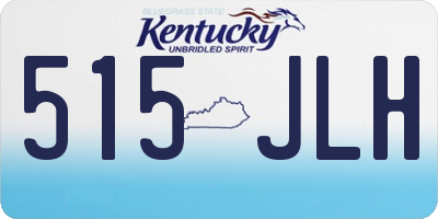 KY license plate 515JLH