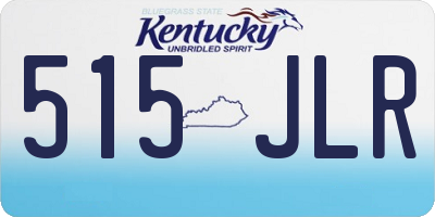 KY license plate 515JLR