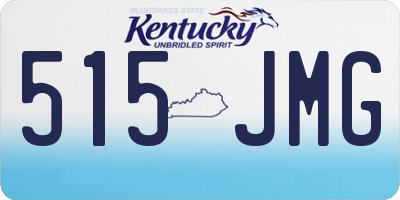 KY license plate 515JMG