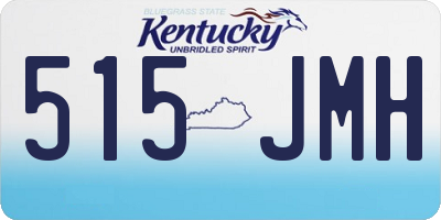 KY license plate 515JMH