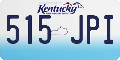 KY license plate 515JPI