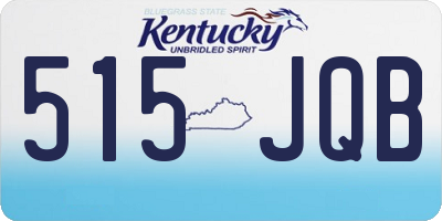 KY license plate 515JQB