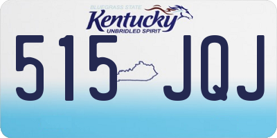 KY license plate 515JQJ