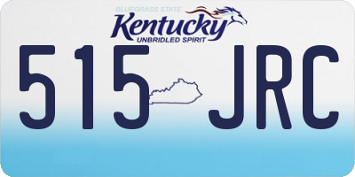KY license plate 515JRC