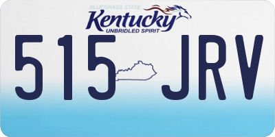 KY license plate 515JRV