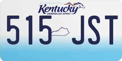 KY license plate 515JST