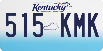 KY license plate 515KMK