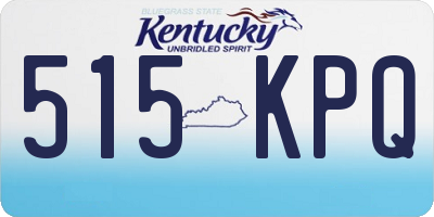KY license plate 515KPQ