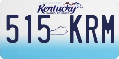 KY license plate 515KRM