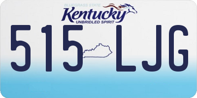 KY license plate 515LJG