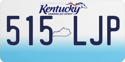 KY license plate 515LJP