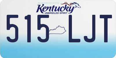 KY license plate 515LJT