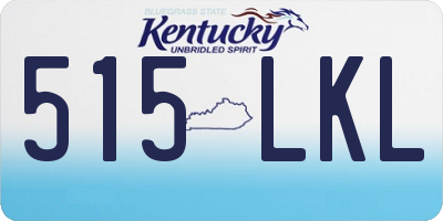 KY license plate 515LKL