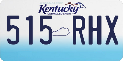 KY license plate 515RHX