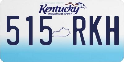 KY license plate 515RKH