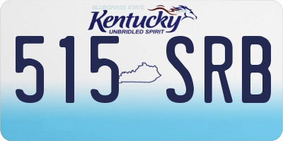 KY license plate 515SRB