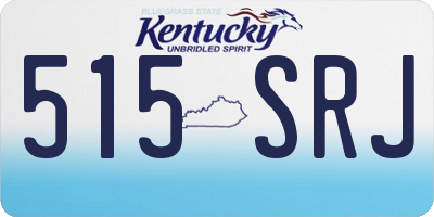 KY license plate 515SRJ