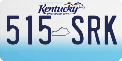 KY license plate 515SRK