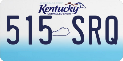 KY license plate 515SRQ