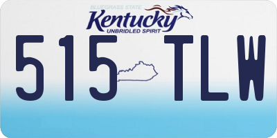 KY license plate 515TLW