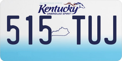 KY license plate 515TUJ