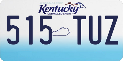 KY license plate 515TUZ