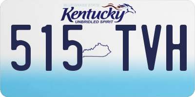 KY license plate 515TVH