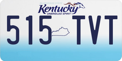 KY license plate 515TVT