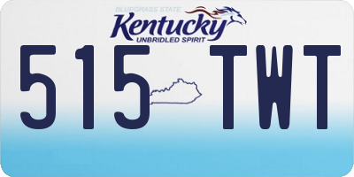 KY license plate 515TWT