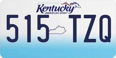 KY license plate 515TZQ