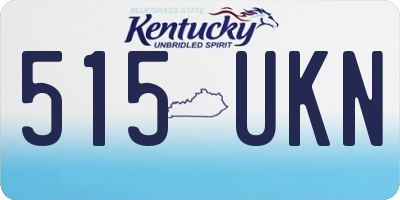 KY license plate 515UKN