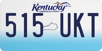 KY license plate 515UKT