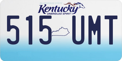 KY license plate 515UMT