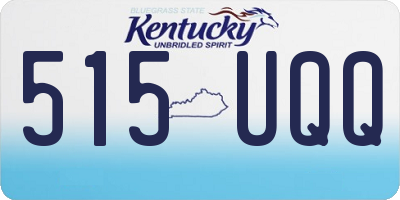 KY license plate 515UQQ