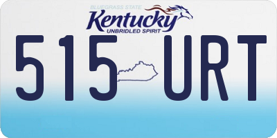 KY license plate 515URT