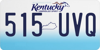 KY license plate 515UVQ