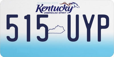 KY license plate 515UYP