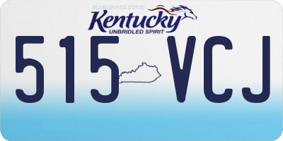 KY license plate 515VCJ