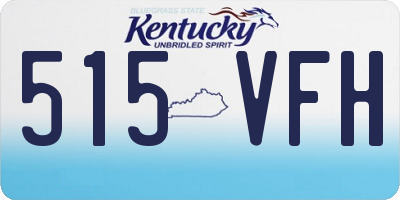 KY license plate 515VFH