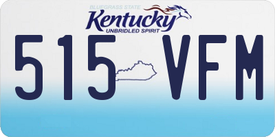 KY license plate 515VFM