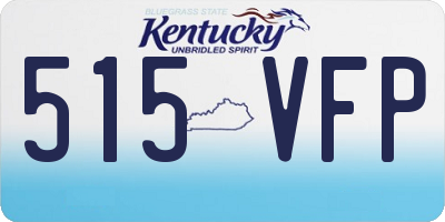 KY license plate 515VFP