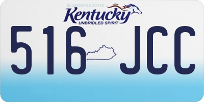 KY license plate 516JCC