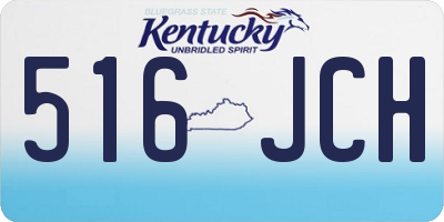 KY license plate 516JCH