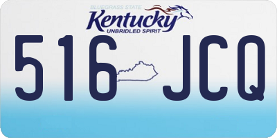 KY license plate 516JCQ