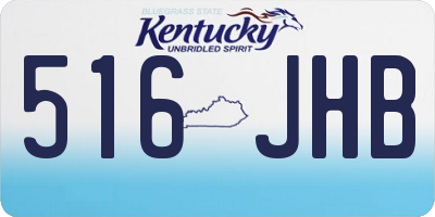 KY license plate 516JHB