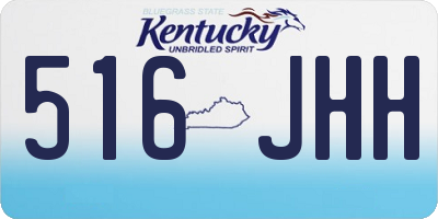 KY license plate 516JHH