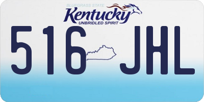 KY license plate 516JHL