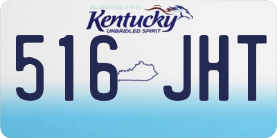 KY license plate 516JHT