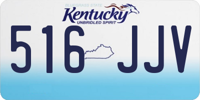 KY license plate 516JJV